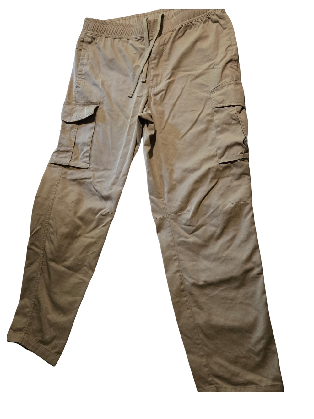Champ's Men's Cargo Casual Drawstring Pants - XL Tan CSG